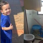 A 5-year-old boy died alone at home after falling from the 12th floor