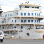 The body of a 40-year-old man was found floating near the casino