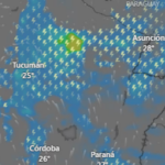 An orange and yellow alert was issued for storms and rain on Monday