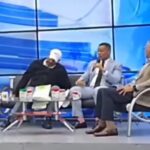 A man died after a heart attack while giving a television interview in the Dominican Republic