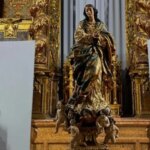 The beautiful Immaculate Conception of the Church of San Pedro Apóstol de Priego de Córdoba, on display in Granada