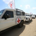 Israel receives unidentified remains from the International Committee of the Red Cross in the Gaza Strip