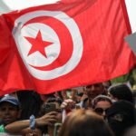 Tunisians demonstrate again against the government after the arrest and conviction of opponent Ayachi Hammami