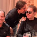 PHOTOS: Faustau is seen meeting with Tom Calvalcanti and Morrissey