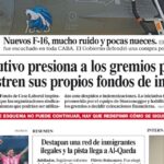 The cover of Diario PERFIL for Sunday, December 7, 2025