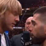Elijah Topuria “advises” Buddy Pimblett to win his fight and they face each other: “Hands up, chin down…”