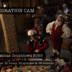 The broadcast shows employees and the “good old man” working on producing the gifts; video