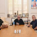 Julio Zamora met with representatives of the Northern Region of UOCRA regarding the suspension of high-altitude works in Tigre