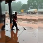 Storm in DF alters flights and causes damage to airport and businesses