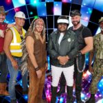 Who are the famous presenters, musicians and band that will be playing at the concert on Friday, December 5th?