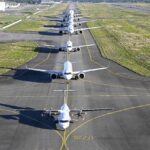 Airbus says that less than 100 A320 family aircraft are still grounded after a software failure and the recall of 6,000 aircraft.