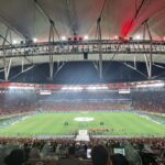 Flamengo fans, rocked by the Maracana’s sound system, taunt Palmeiras with Sade’s song