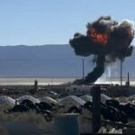 The pilot was able to eject minutes after he fell